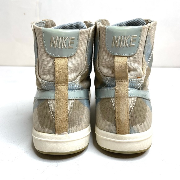 NIKE 2008-2009 Vintage Blue & Tan Blazer Mid Sneaker - Picture 6 of 12